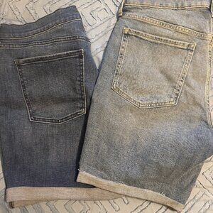 2 pair of Old Navy denim shorts. Size 12